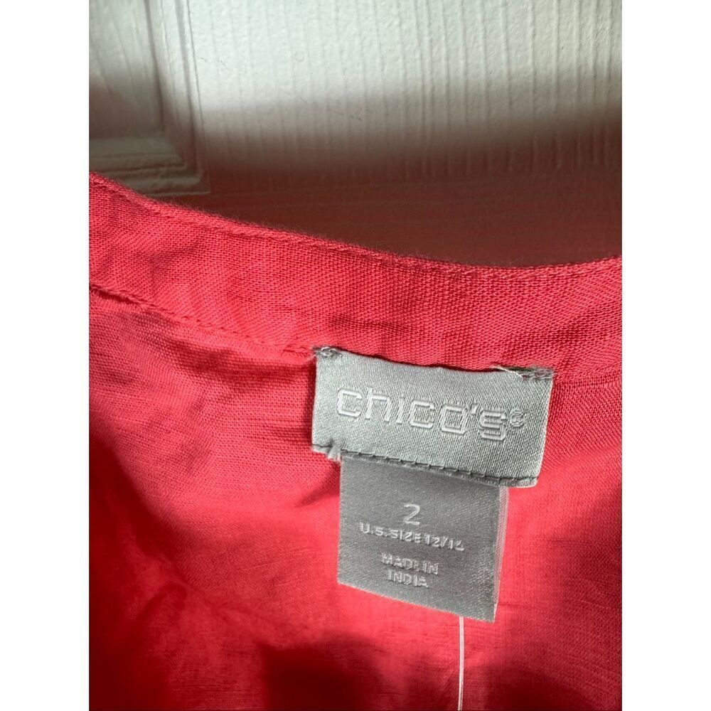 NWT Chicos Womens Blouse Size 2 US 12/14 - Picture 2 of 4